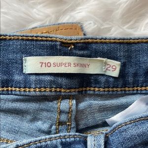 Levi's Jeans - Levis size 29 710 super skinny jeans Levi's Jeans - Levis size 29 710 super skinny jeans